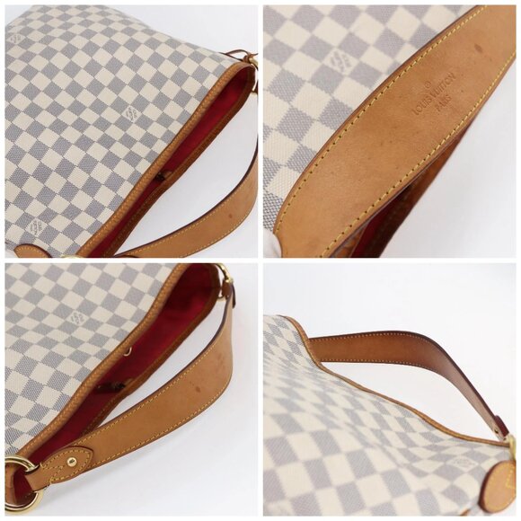 LOUIS VUITTON Damier Azur Delightful PM Shoulder Bag N41447 LV Auth 82538 - Picture 16 of 16